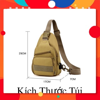 Siêu Chất Túi đeo chéo đựng đồ câu cá, túi câu lure hoạt động dã ngoại đa năng kích thước 29x17x7