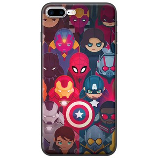 Ốp lưng iphone 7 plus, 8 plus in hình hero