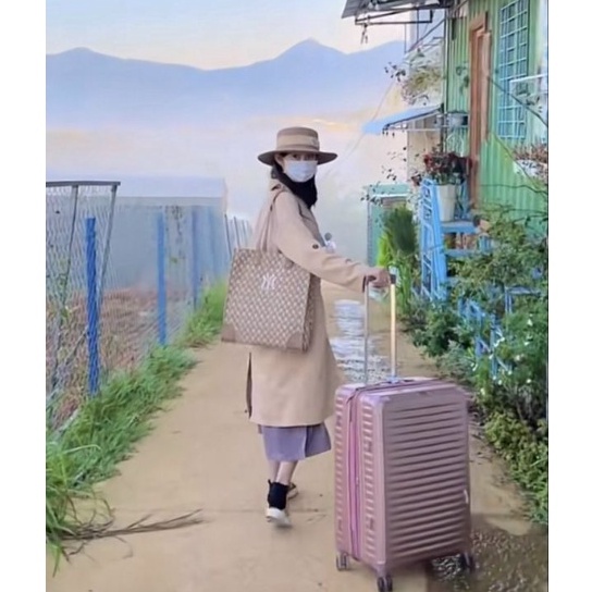 Túi tote MLB, Túi đeo vai MLB kèm ví nhỏ