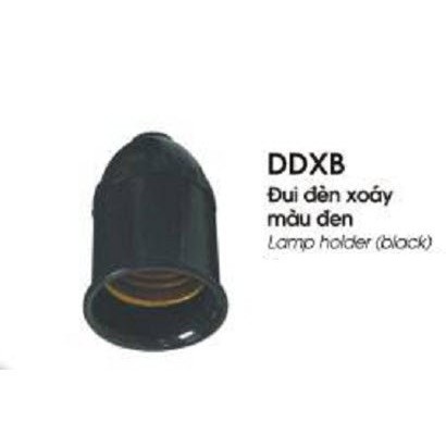 Đui đèn LiOA đui xoáy E27 màu đen - DDXB(mua từ 5 cái trở lên)