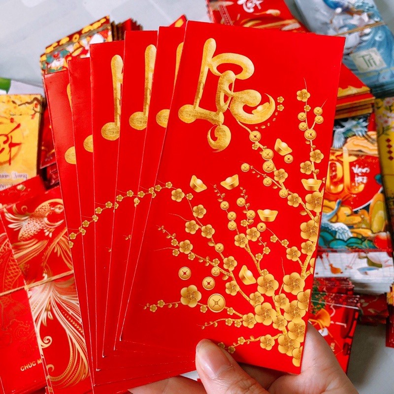 COMBO 30 Bao Lì Xì LỘC dày dặn màu in sắc nét chất lượng