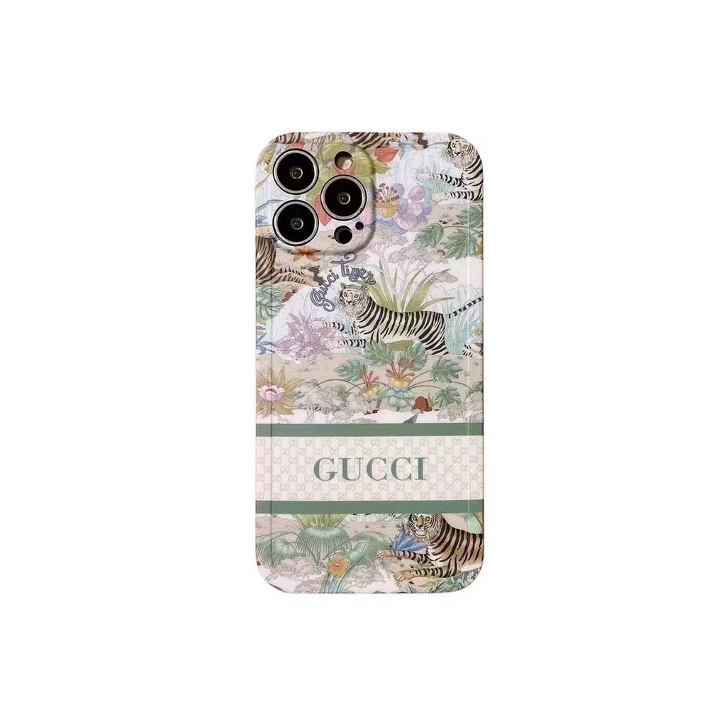 Sang Trọng Ốp Điện Thoại In Logo gucci Và Chú Hổ Cho iphone 15 pro max 14 pro max 13 pro max i13 13pro 12 pro max 11 pro max
