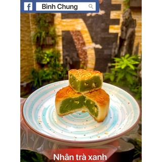 Bánh nướng nhân trà xanh/Bánh trung thu Bình Chung