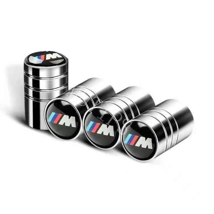 Set 4 Nắp Van Lốp Xe Hơi BMW M F30 E39 E60 X1 E84 E36 E46 E30 E90 F10 F48 X5 F15 F25 X3 E83 Bằng Hợp Kim Nhôm