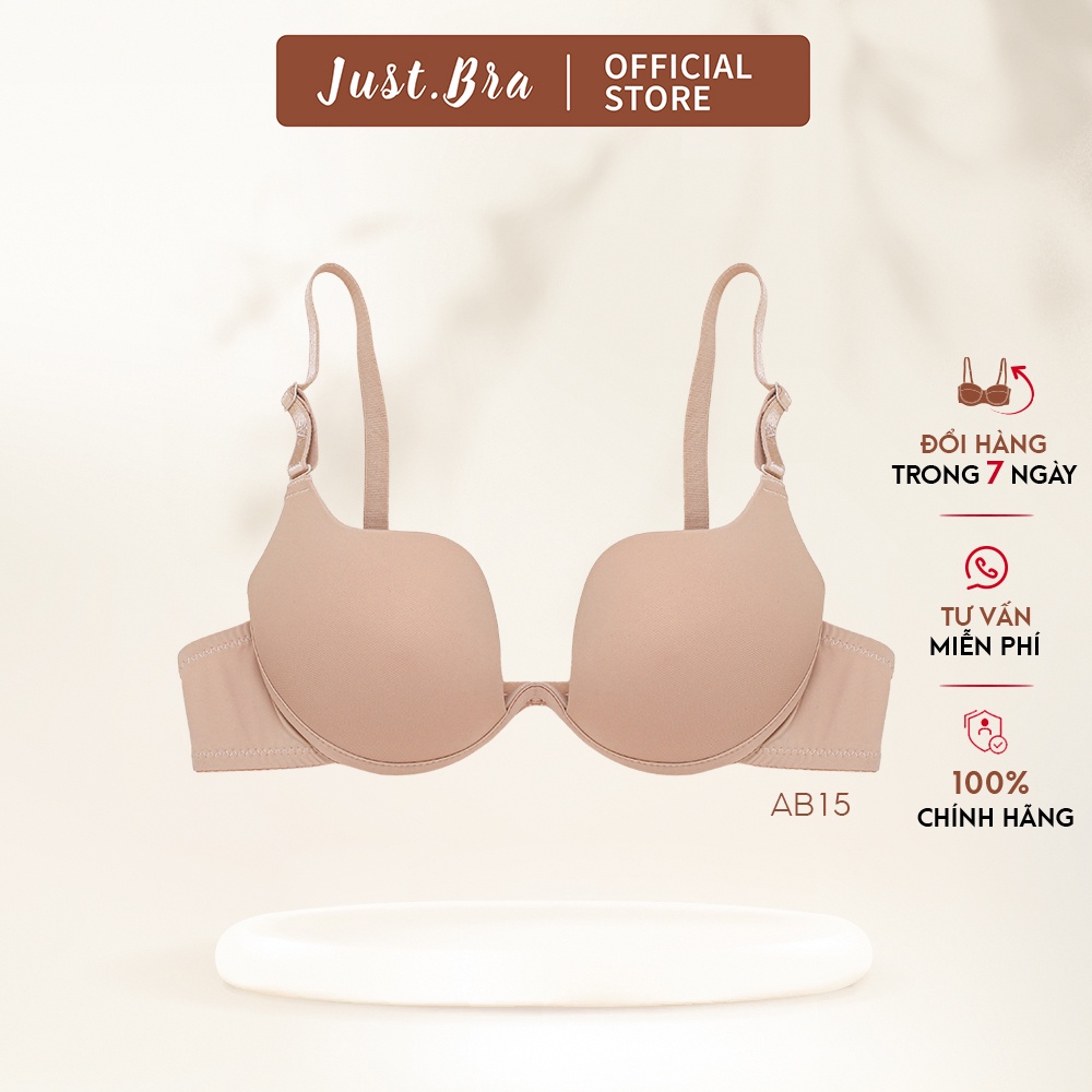Áo Lót Nữ Multiway Just Bra 07 Kiểu Dáng Mút Tạo Khe Ngực Có Gọng Nâng Đẩy AB15