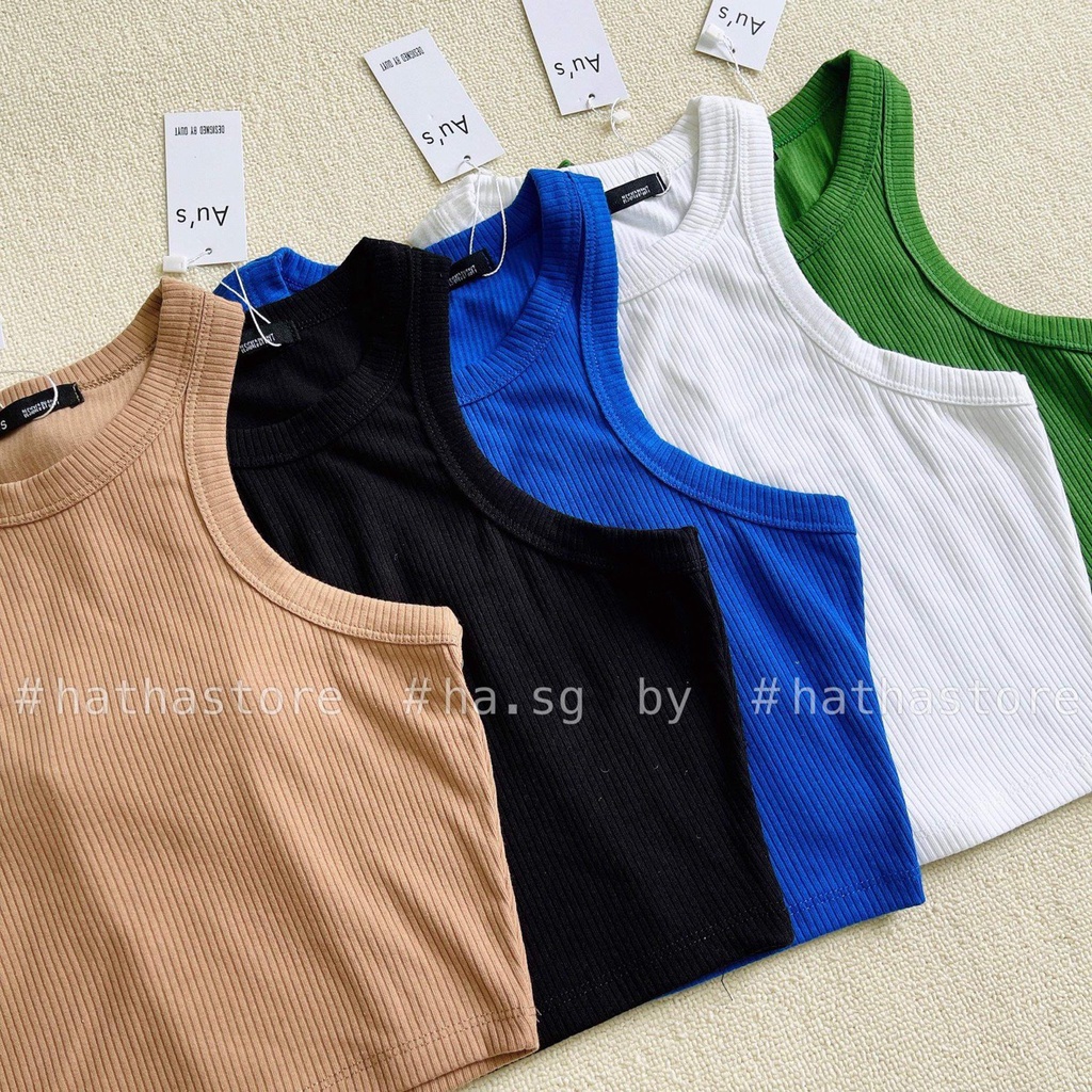 ÁO THUN CROPTOP 3 LỔ BO VIỀN KÈM ẢNH THẬT