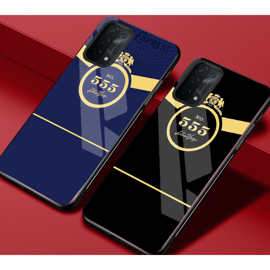 Ốp Lưng Kính OPPO A74, A74 5G, A95 Hình in 3D sáng bóng cao cấp