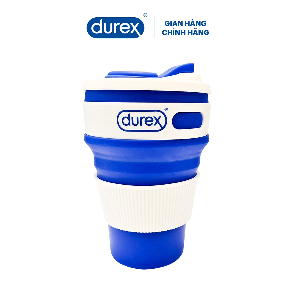 Quà tặng độc quyền Durex – Cốc nước silicon gấp gọn tiện dụng 350ml