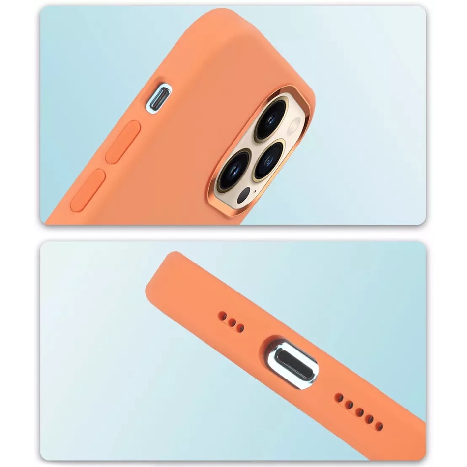 Ốp lưng  Wiwu Magnetics Silicone Magsafe cho Smart Phone 13 Pro Max , Ốp lưng silicone hút nam châm Magsafe chính hãng