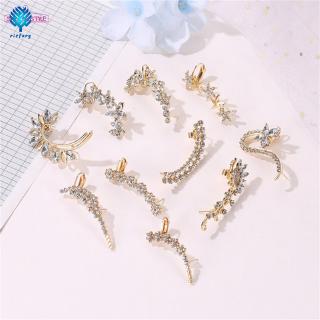 Khuyên Vành Tai Hình Bướm Đính Đá Thời Trang Cho Nữ