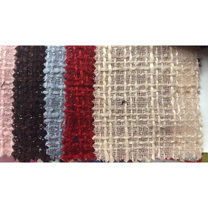 Vải dạ tweed kim tuyến