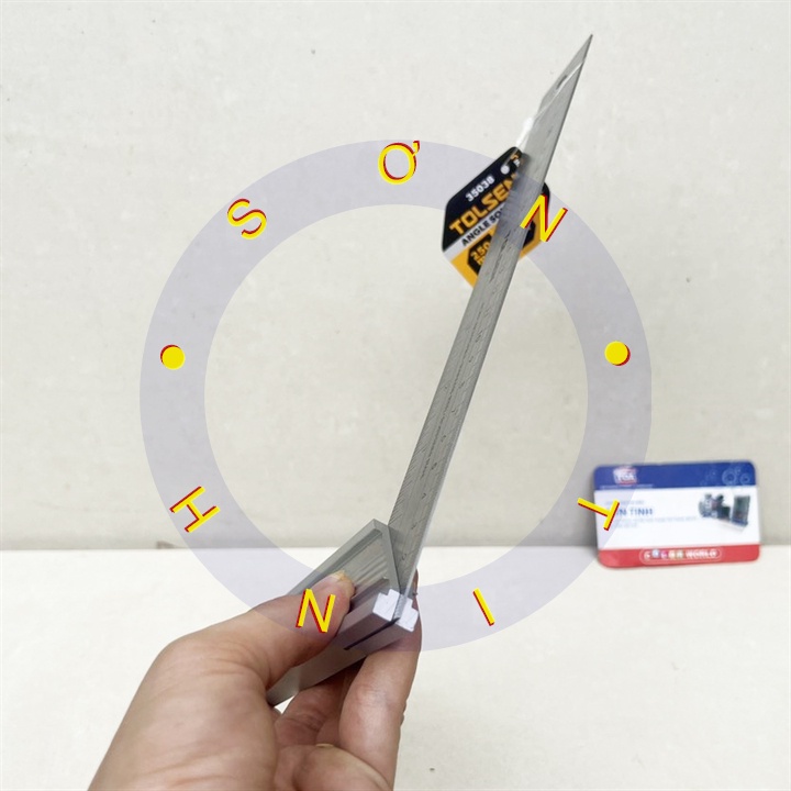 Thước Ke Thước Đo Góc Vuông Nhôm 250mm TOLSEN 35038