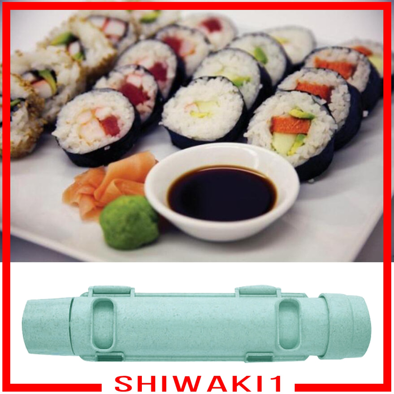 Dụng Cụ Cuốn Sushi Bằng Nhựa Shiwaki1 Tiện Dụng