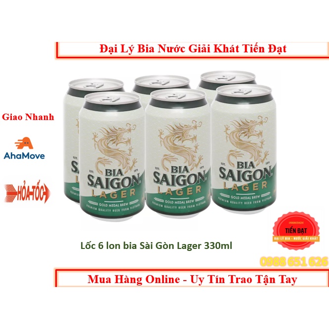 Thùng 24 Lon Bia Sài Gòn Lager 330ML [ 24 Lon X 330ML]