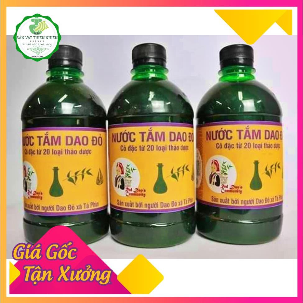 Nước tắm thảo dược Dao Đỏ Sapa cô đặc thảo dược quý phục hồi tăng cường sức khỏe hiệu quả 100%
