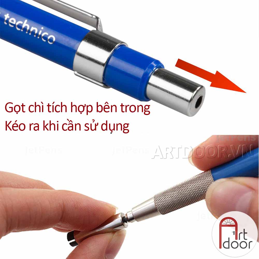 [ARTDOOR] Bút chì bấm hoặc Ruột ngòi STAEDTLER Carbon lõi lớn (đầu 2mm)