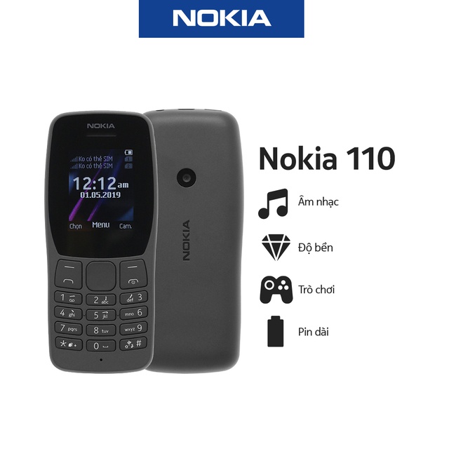 Điện Thoại Nokia 110 Dual Sim (2019) - Hàng Chính Hãng