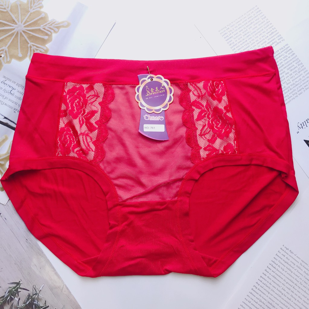 [Ảnh thật] Quần Lót Nữ Cotton Big Size, Quần Chíp Nữ Siêu To Cho Người Béo Mập QL761