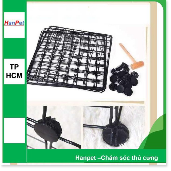 LN HP- Miếng ghép vạn năng 35x35cm - lắp ghép chuồng mèo, quây chó, làm kệ trang trí