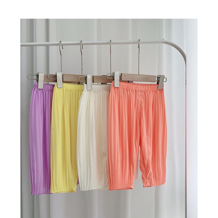 [Babycat] Hàng Có Sẵn Quần Ống Rộng Chống Muỗi Phong Cách Nhật Bản Hàn Quốc Nhật Bản Mới 2022 Mùa Hè Cho Bé Gái