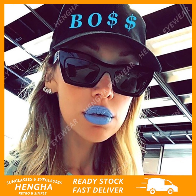 Kính râm gọng vuông cỡ lớn phong cách sành điệu cho nữ