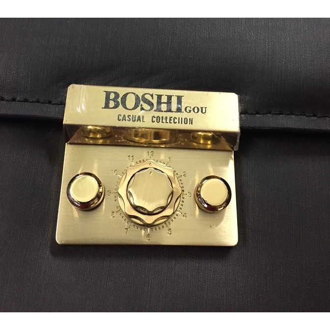 Cặp da thật khóa số Boshi | BigBuy360 - bigbuy360.vn