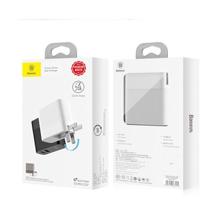 Củ sạc nhanh hiệu Baseus 5V 2.4A cổng USB 3.0 (Chính Hãng)