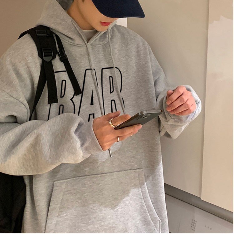 Áo Hoodie Dáng Rộng Thời Trang Mùa Đông Mới Dành Cho Nam