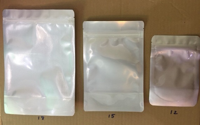 1KG - TÚI ZIP BẠC  1 MẶT