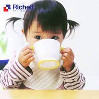 Richell- Cốc 2 tay cầm (vàng) RC21031