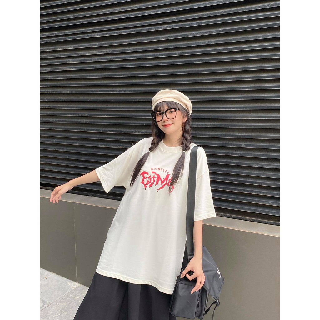 [Mã SKAMSALE8 giảm 10% đơn 200K] Eat Me Tee - Cream/White