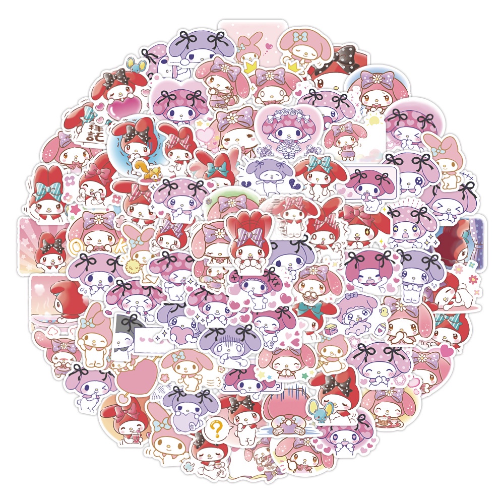 Set 20 sticker hình dán chó Corgi, Yugui, Pudding chống nước dán sổ tay, mũ bảo hiểm, xe máy, bình nước, vali, ván trượ