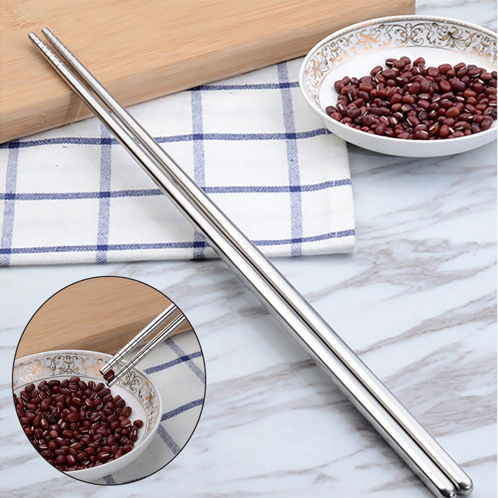 Đôi đũa dài 14.2 Inch bằng inox chuyên dùng khi nấu ăn
