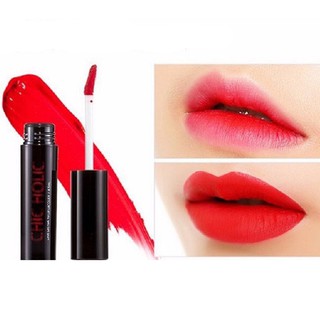 Son kem lì Chic Holic Long Lasting Fix Lip Lacquer 4.5ml (#02 Original Red)