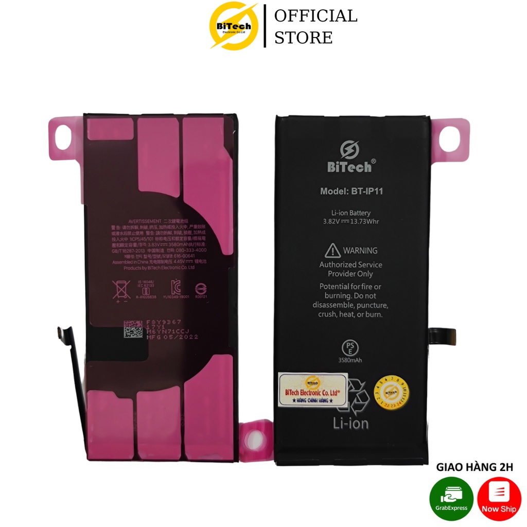 Pin điện thoại dung lượng cao BITECH BT-11 ( dung lượng 3580 mAh )