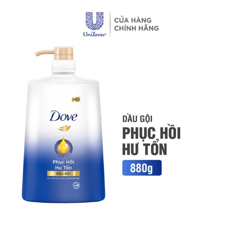 Dầu gội Dove phục hồi hư tổn 880g