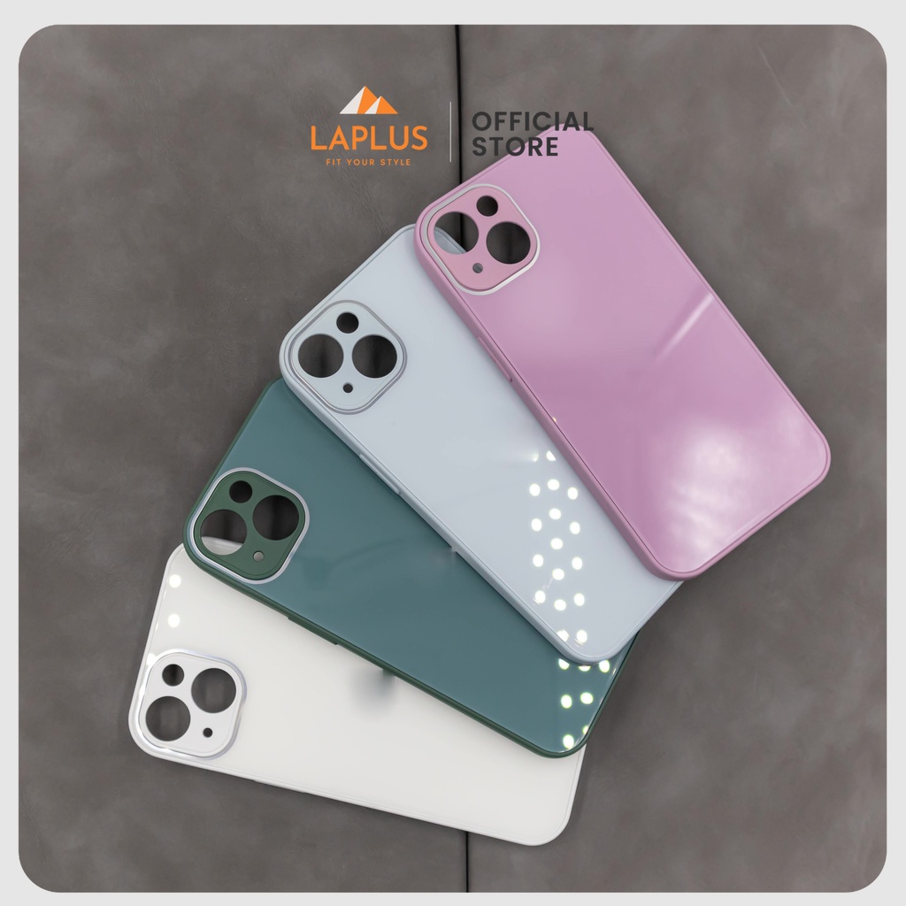 Ốp Gương Cường Lực Cho iPhone 13 / 13 PRO / 13 PROMAX / 14 / 14 Plus / 14 Pro / 14 Promax - Cạnh Viền Silicone Dẻo