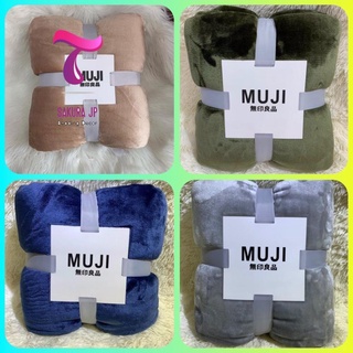 HÀNG MỚI-  Chăn Lông Tuyết Muji 2 Lớp Siêu Mềm Mịn Xuất Nhật - Chăn Tuyết Nhung BLANKET Lông Thỏ Nhập Khẩu