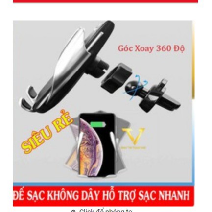 Đế giữ kiêm sạc điện thoại ô tô cảm ứng thông minh không dây Smart Sensor S5 Bảo Hành 3 tháng | BigBuy360 - bigbuy360.vn