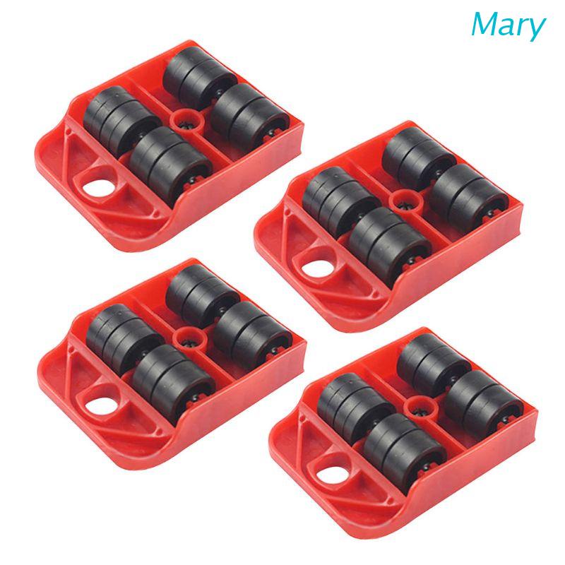 Bộ 4 Bánh Xe Lăn Dùng Để Di Chuyển Đồ Nội Thất Tiện Dụng