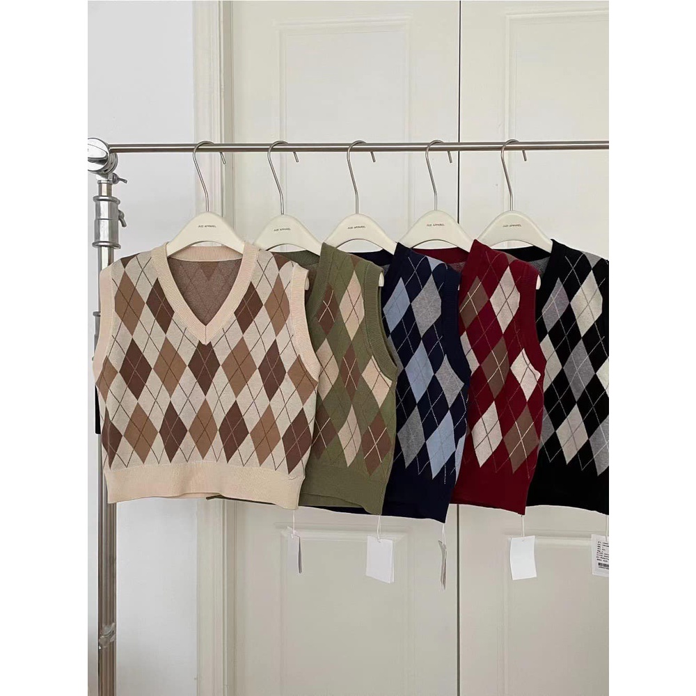 Al826 áo len gile quả trám