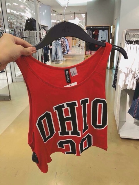 Áo tanktop croptop thụng OHIO | BigBuy360 - bigbuy360.vn
