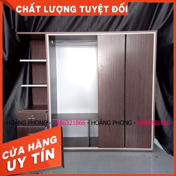 Tủ nhựa vân gỗ cửa lùa nhựa đài loan cao cấp chính hãng Miễn phí vận chuyển bảo hành 2 năm