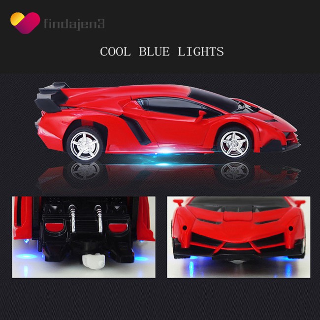 HOT One-key Deformation Robot Toy Transformation Electric Car Model with Remote Controller