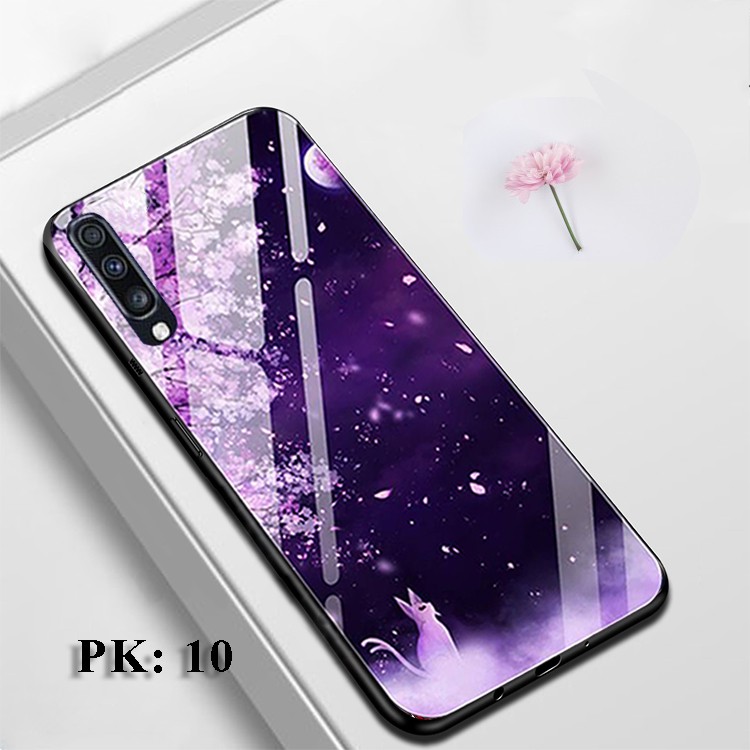 [Free Ship] Ốp lưng Samsung A70 ốp điện th0ại mặt lưng kính KÍNH IN HÌNH chống trầy xước, đẹp, cao cấp