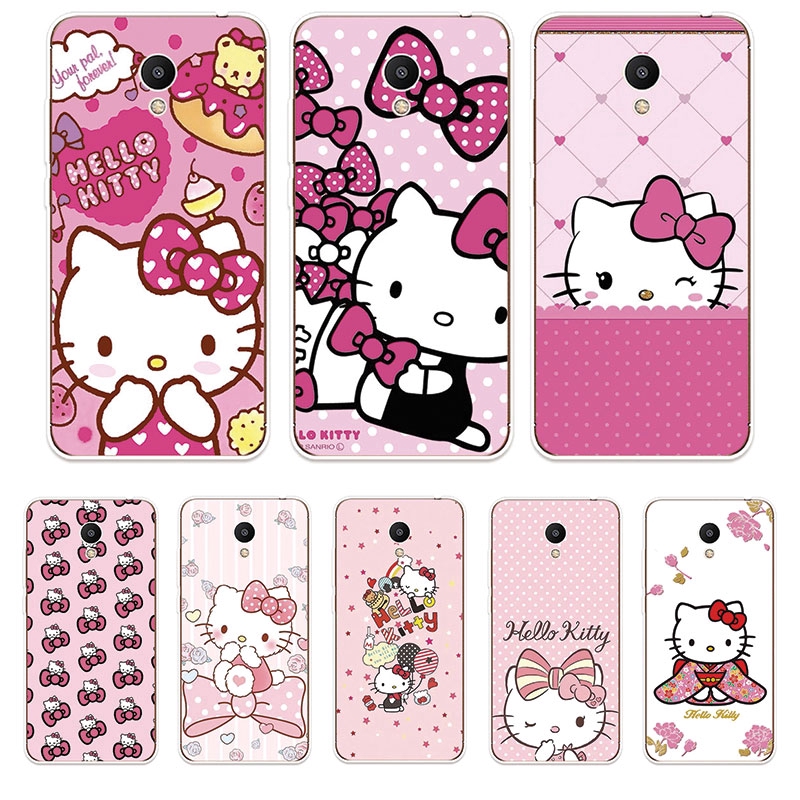 Ốp Lưng Meizu M3 M3S M5 M6 Note TPU mềm Case Hello Kitty