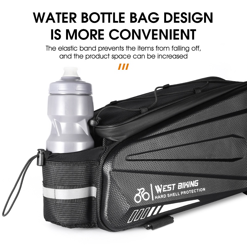 Túi WEST BIKING bằng EVA cứng dùng để đựng đồ gắn yên sau xe đạp chống thấm nước tiện dụng cho xe đạp leo núi