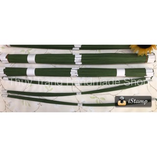  Kẽm giấy Thái số 24, 22, 20 các màu làm hoa giấy hoa voan (1 bó 100 sợi dài 60cm)