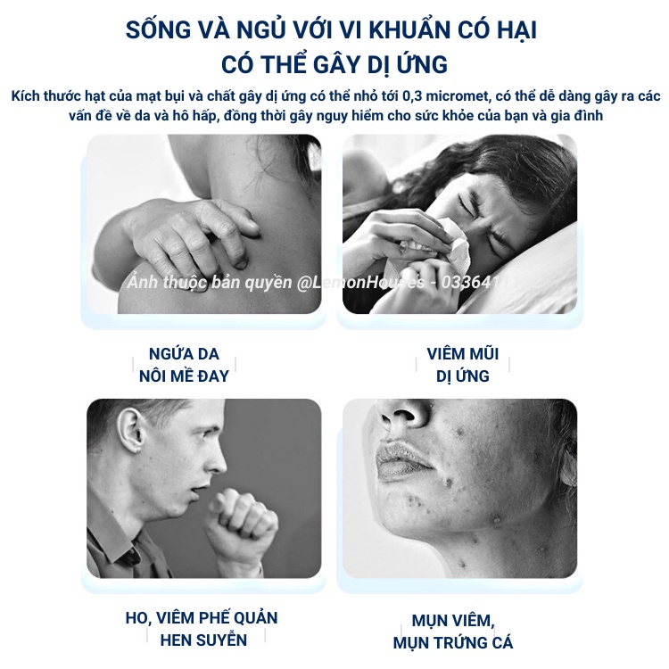 Máy hút bụi ga giường nệm Morphyrichards loại bỏ hiệu quả các chất gây dị ứng, khử trùng bằng tia UV