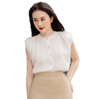 Olv - áo tegan white top